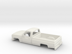 1/32 1979 Chevy CK Series Reg Cab Shell in White Natural Versatile Plastic