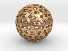 Geodesic Weave  in Natural Bronze