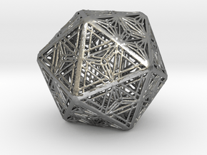 Icosahedron Unique Tessallation in Natural Silver
