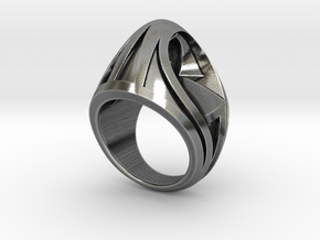 Portal Ring - Size 12 (21.39 mm) in Antique Silver