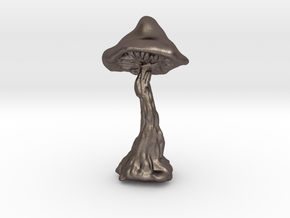 Mushroom in Polished Bronzed-Silver Steel