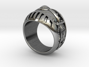 Train Kept A Rollin' Ring- Size 12 (21.49 mm) in Antique Silver