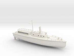 1/96 Scale IJN Boat 17 Meter in White Natural Versatile Plastic