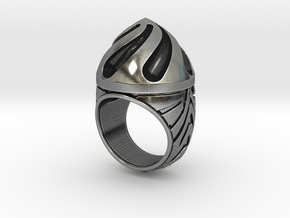 Black Hole - Size 12 (21.49 mm) in Antique Silver