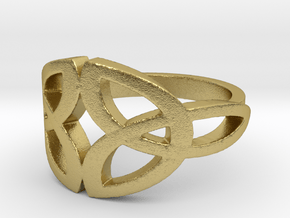 Celtic knot Ring Size 7 in Natural Brass: 4.5 / 47.75