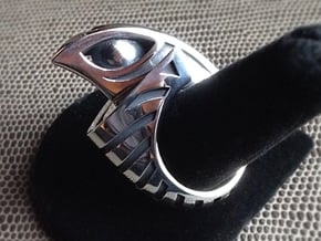 Falcon Ring 1 - Size 11 (20.57 mm) in Polished Silver