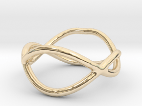 Ring 10 in 14k Gold Plated Brass