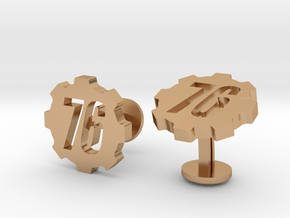 Fallout 76 Cufflinks in Polished Bronze