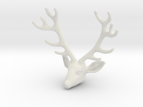 Deer V2-D in White Natural Versatile Plastic