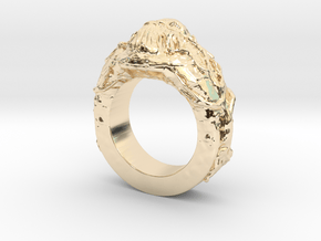 Bigfoot Ring in 14k Gold Plated Brass: 6.5 / 52.75