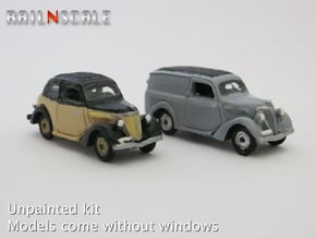 SET 2x Ford Eifel (N 1: 160) in Tan Fine Detail Plastic