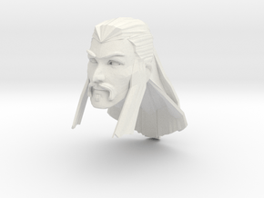 Vlad head 1 in White Natural Versatile Plastic