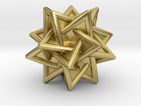Tetrahedra Compound in Natural Brass