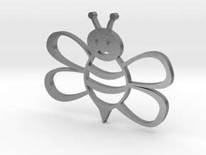 Honeybee pendent in Natural Silver