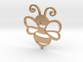 Cute Honey bee in Natural Bronze