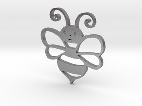 Cute Honey bee in Natural Silver