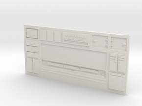 Long Sci-Fi Wall in White Natural Versatile Plastic
