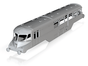 o-148fs-gwr-railcar-no18 in Tan Fine Detail Plastic