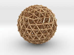 Geodesic • Two-layer Sphere in Natural Bronze