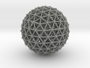 Geodesic • Two-layer Sphere in Gray PA12