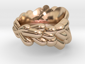 VR 4 in 14k Rose Gold Plated Brass: 7 / 54