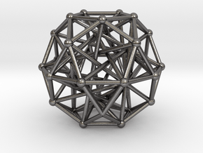 Tensegrity • Icosidodecahedron in Polished Nickel Steel