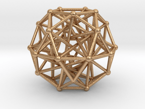 Tensegrity • Icosidodecahedron in Natural Bronze