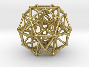 Tensegrity • Icosidodecahedron in Natural Brass