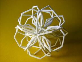 Thirty Heptagons in White Natural Versatile Plastic