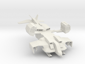 UD-4LW Dropship 160 scale in White Natural Versatile Plastic