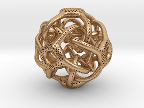 Cubic Octahedral Symmetry Perforation Type 1 in Natural Bronze