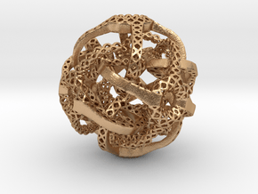 Cubic Octahedral Symmetry Perforation  Type 2 in Natural Bronze