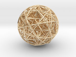 Hedron Star compound in 14K Yellow Gold