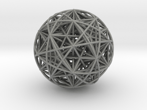 Hedron Star compound in Gray PA12