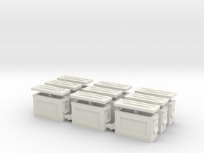 AMMO BOX  in White Natural Versatile Plastic