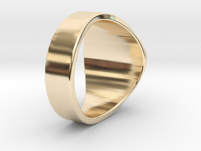Nuperball Dick Bob ring Season 12 in 14k Gold Plated Brass