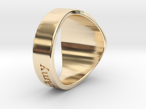 Nuperball IfYouSeekAmy ring Season 12 in 14k Gold Plated Brass
