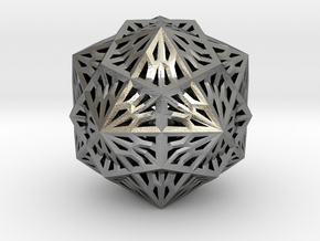 Icosahedron Dodecahedron Compound in Natural Silver