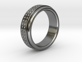 Men's Band Ring #2 in Polished Silver