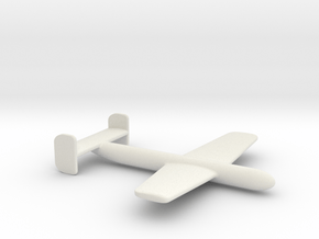 (1:144) Messerschmitt Glide Bomb FG 03 in White Natural Versatile Plastic