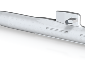 PLA[N] 093B Submarine, Full Hull, 1/2400 in Tan Fine Detail Plastic