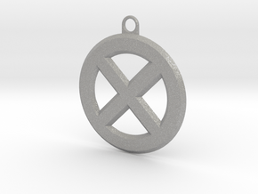 X-Logo Key Chain in Aluminum