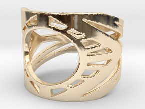 Sunrider’s Destiny Ring  in 14k Gold Plated Brass: 4.5 / 47.75