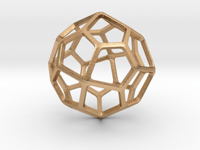 Pentagonal Icositetrahedron in Natural Bronze: Small