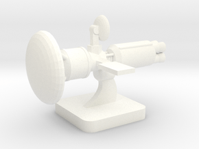 Mini Space Program, Interplanetary Ship 6 in White Processed Versatile Plastic