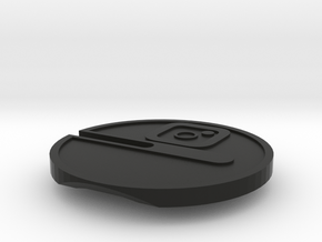 Buttcoin Cigar Stand with IG Logo (one half) in Black Natural Versatile Plastic