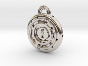 Time Orb in Rhodium Plated Brass