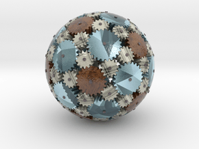 Gearsphere Textured in Glossy Full Color Sandstone