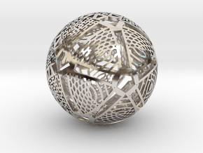 Icosahedron Projection on Sphere in Platinum