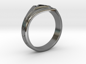 Women's Astroid Ring #1 in Polished Silver